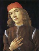 Sandro Botticelli Portrait of youth china oil painting artist